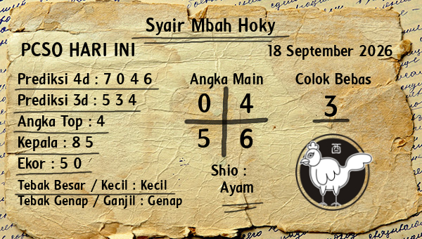 Prediksi Pcso
