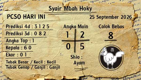 Prediksi Pcso