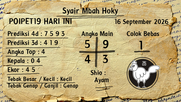 Prediksi Poipet19
