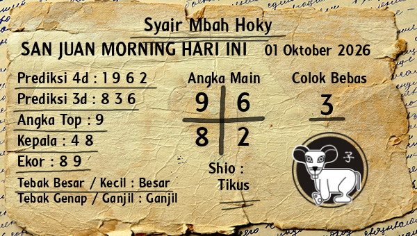 Prediksi San Juan Morning