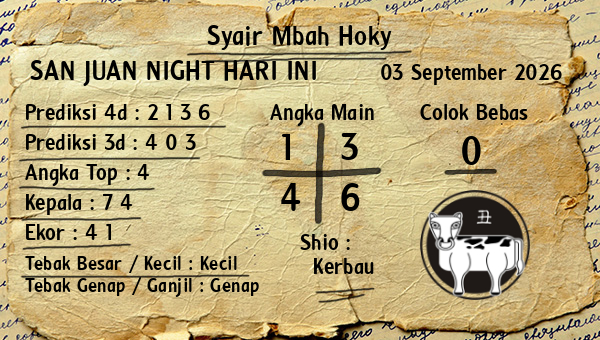 Prediksi San Juan Night