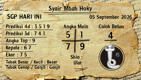 Prediksi SGP