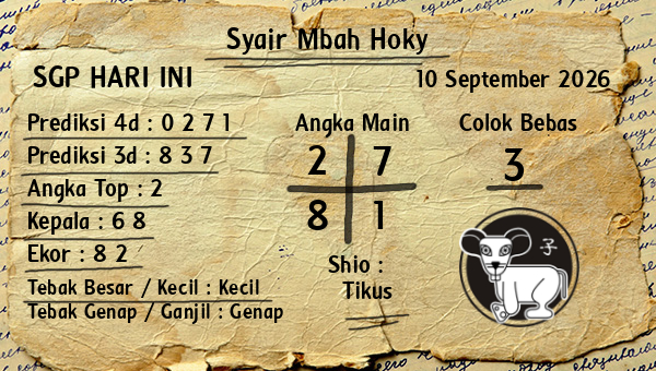 Prediksi SGP