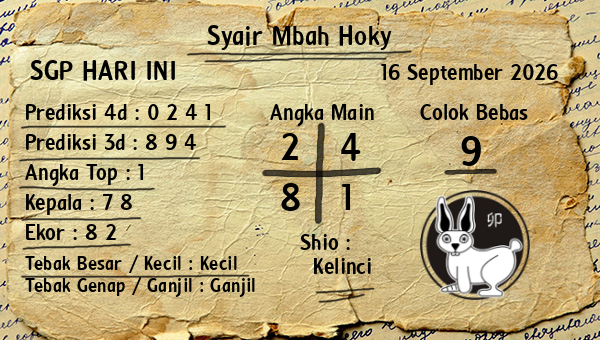Prediksi SGP