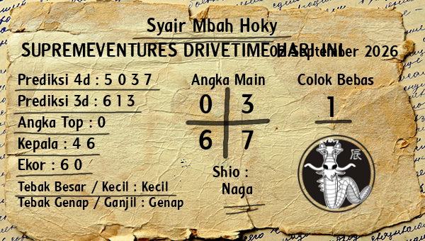 Prediksi Supremeventures Drivetime