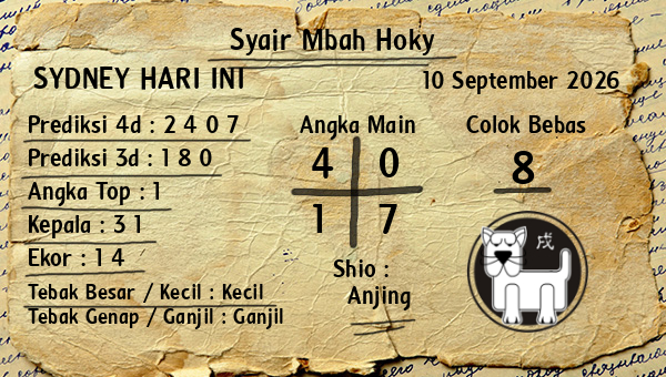 Prediksi Sydney