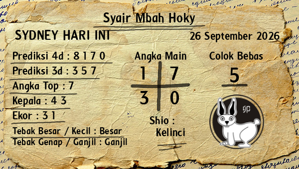 Prediksi Sydney