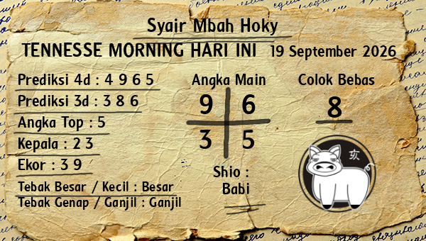 Prediksi Tennesse Morning