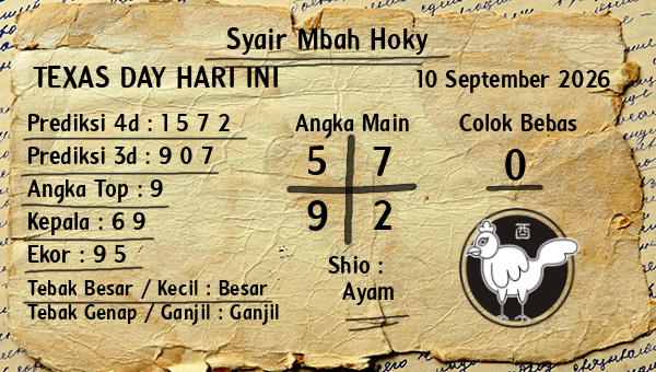 Prediksi Texas Day