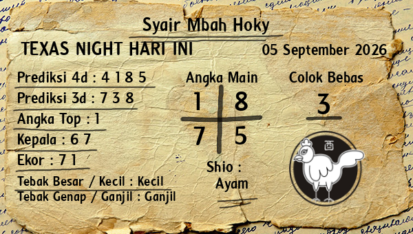 Prediksi Texas Night