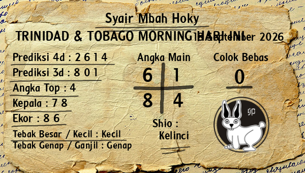 Prediksi Trinidad & Tobago Morning