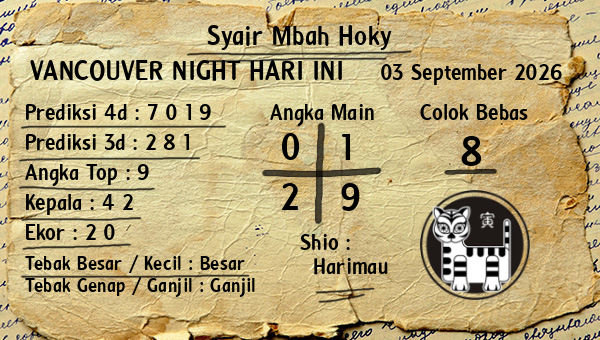 Prediksi Vancouver Night