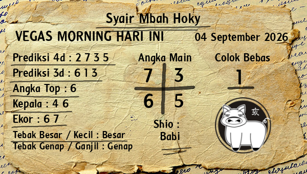 Prediksi Vegas Morning