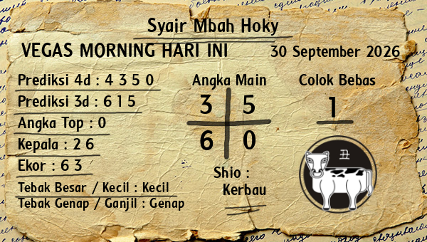 Prediksi Vegas Morning