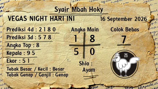 Prediksi Vegas Night