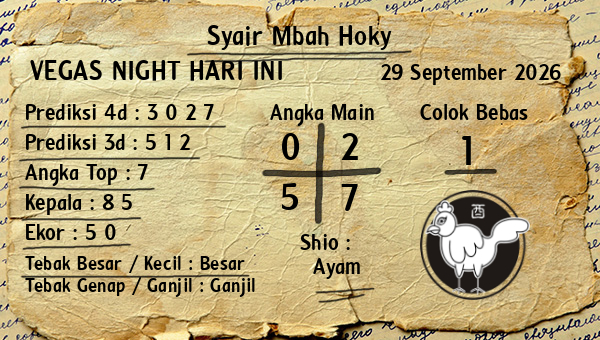 Prediksi Vegas Night