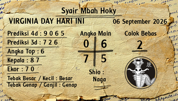 Prediksi Virginia Day