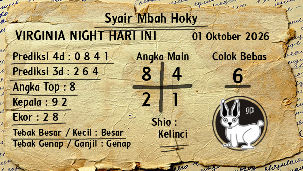 Prediksi Virginia Night
