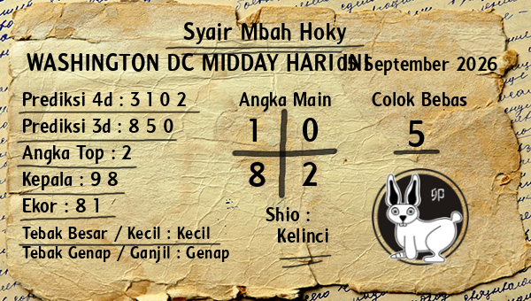 Prediksi Washington Dc Midday