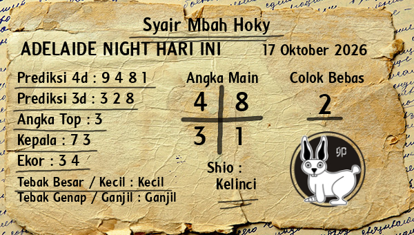 Prediksi Adelaide Night