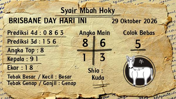 Prediksi Brisbane Day