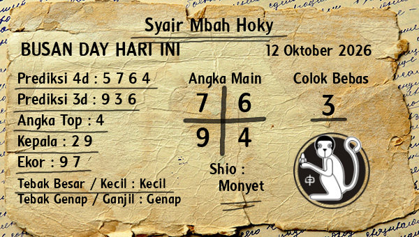 Prediksi Busan Day