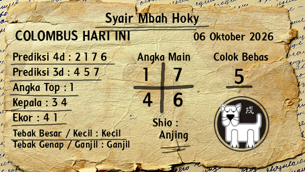 Prediksi Colombus