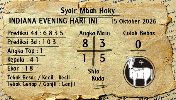 Prediksi Indiana Evening