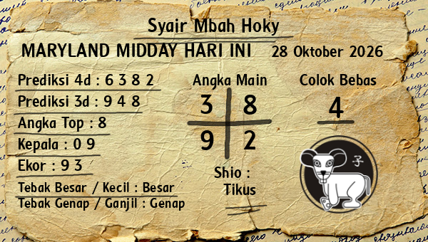 Prediksi Maryland Midday