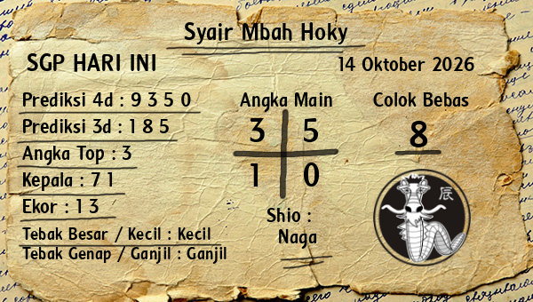 Prediksi SGP