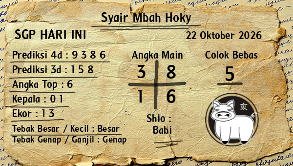 Prediksi SGP