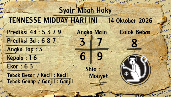 Prediksi Tennesse Midday