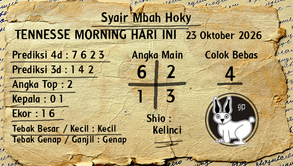 Prediksi Tennesse Morning