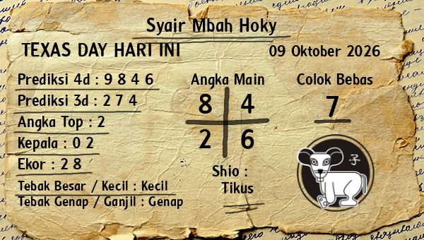 Prediksi Texas Day