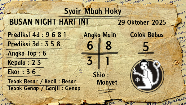 Prediksi Busan Night