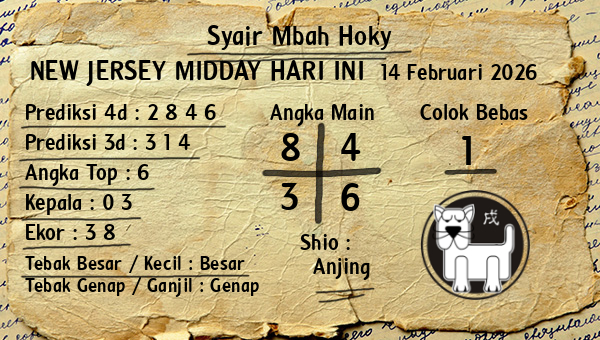 Prediksi New Jersey Midday