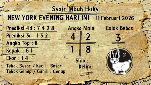 Prediksi New York Evening