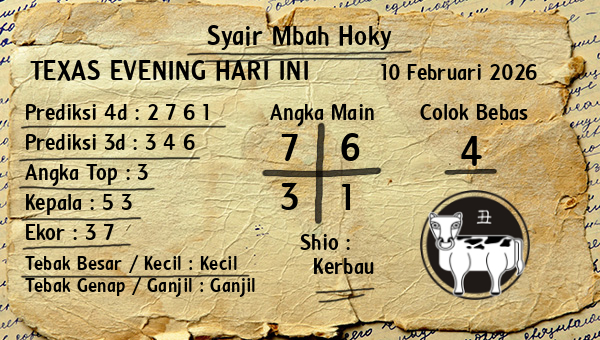 Prediksi Texas Evening