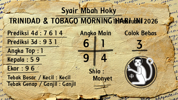 Prediksi Trinidad & Tobago Morning