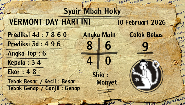 Prediksi Vermont Day