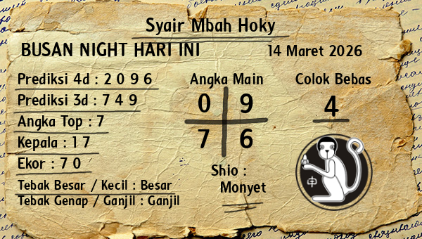 Prediksi Busan Night